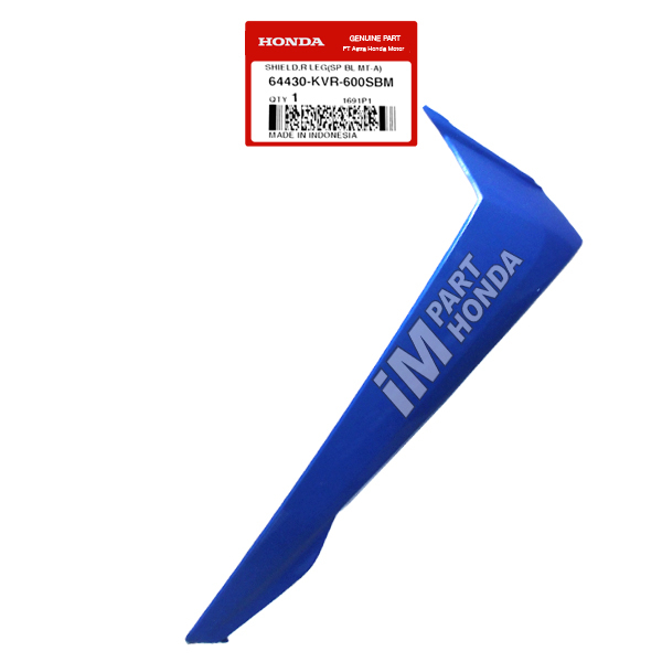 [INSTANT SAMEDAY] 64430-KVR-600SBM Cover Sayap Luar Kanan Revo 100 Biru Tua