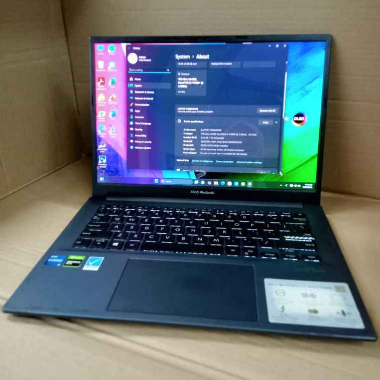 Laptop Gaming ASUS Vivobook Pro 14 K3400 OLED Core i5 Gen 11th VGA Nvidia GTX 1650 4GB SSD 512GB PCI