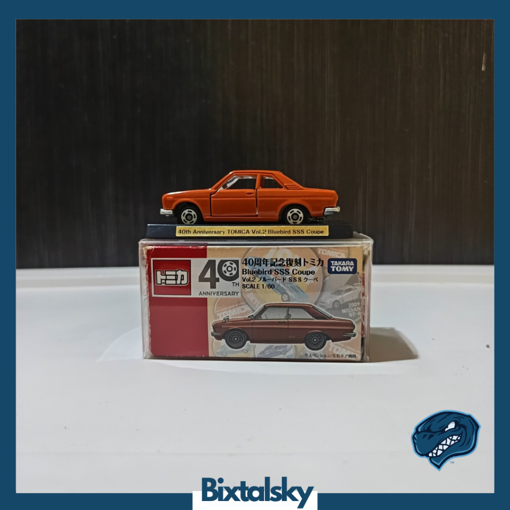 Tomica Anniversary 40th Nissan Datsun Bluebird SSS Coupe - Non Segel