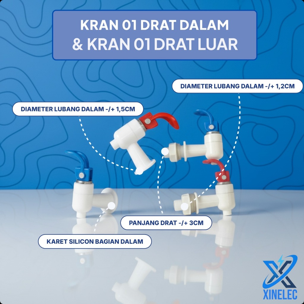 Kran Dispenser Drat Luar Dan Drat Drat Dalam / Kran DIspenser Drat Luar Dan Drat Dalam Pencet