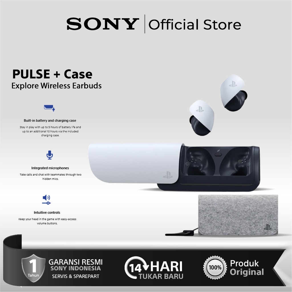 Sony PULSE Explore Wireless Earbuds + Case