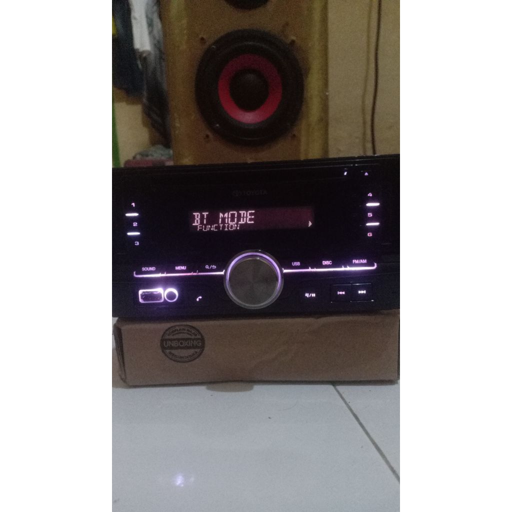 HEAD UNIT ORI COPOTAN AVANZA VELOZ 2017 KENWOOD MODEL DPX514WBTIT4 DOUBLE DIN