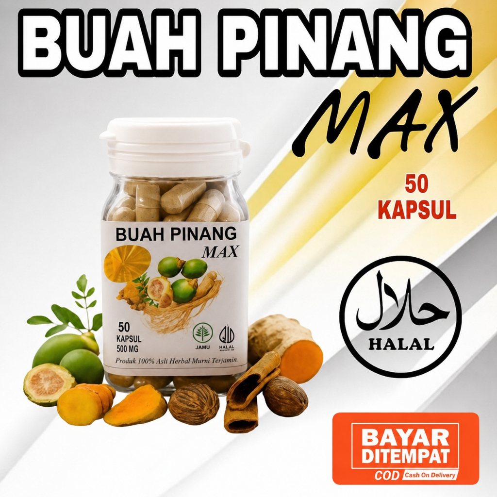Kpasul Buah Pinang Muda Isi 50 Original Herbal Khasiatnya Bukan Kaleng Kaleng
