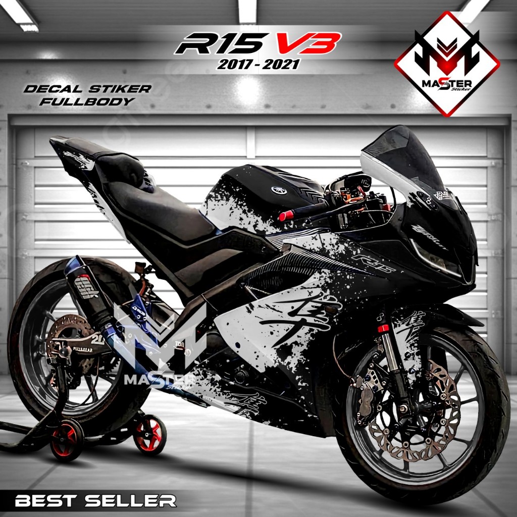 COD Decal R15 V3 Fullbody Stiker Variasi Yamaha R15 V3 Full Body 2017-2021