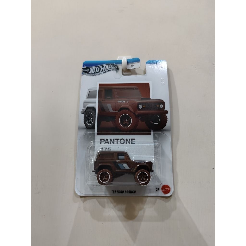 HotWheels 67 Ford Bronco Pantone Silver Series Base Besi