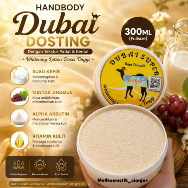 HB Dubai Super 300gr + Bibit Lara Pemutih