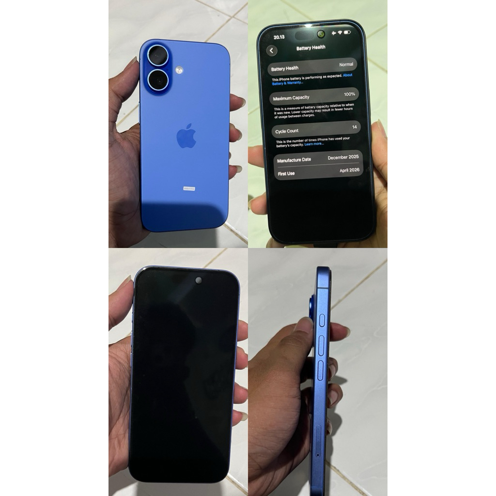 daster preloved iphone 16 basic 128gb ibox