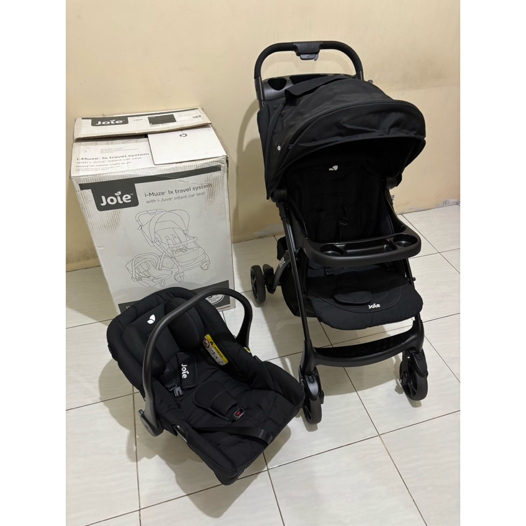 Joie Muze LX Travel System Stroller + Infant Car Seat