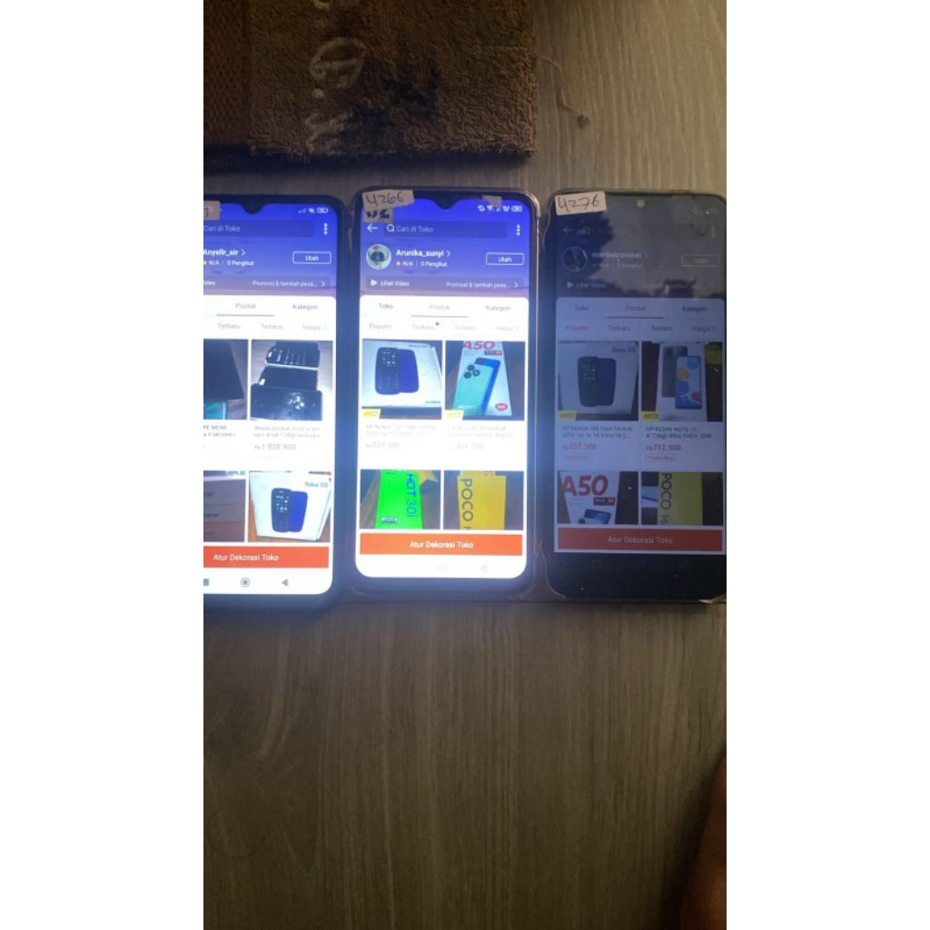 hp jadul second ram 4)64 redmi9c
