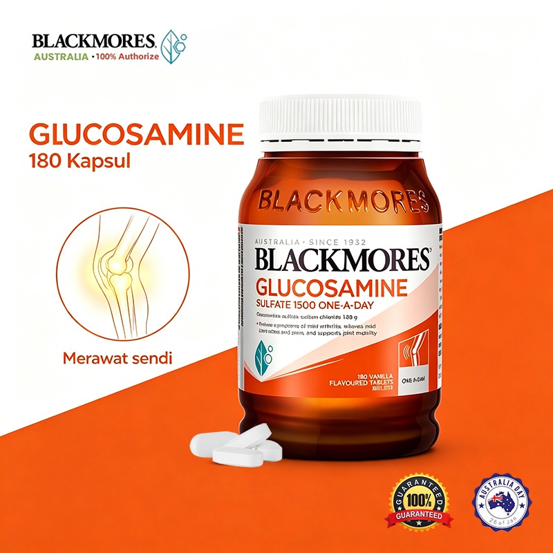 Blackmores Glucosamine Sulfate 1500mg 180 Tablet untuk Sendi Sehat