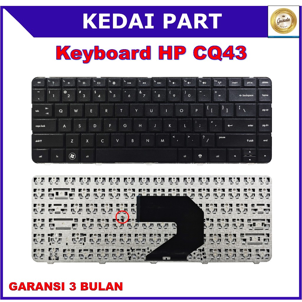 Keyboard Laptop HP CQ43-200 CQ43-300 CQ43-400 CQ57 CQ45