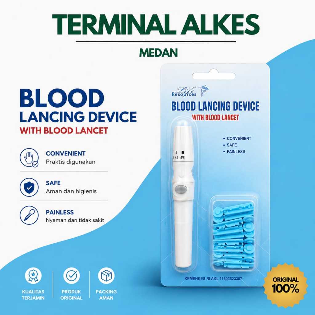 Blood Lancing Device With Blood Lancet - Pen Lancet Blood Life Resources