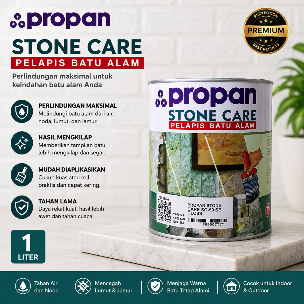 PROPAN STONE CARE SC-50 SB GLOSS / CAT BATU ALAM / CLEAR BATU ALAM