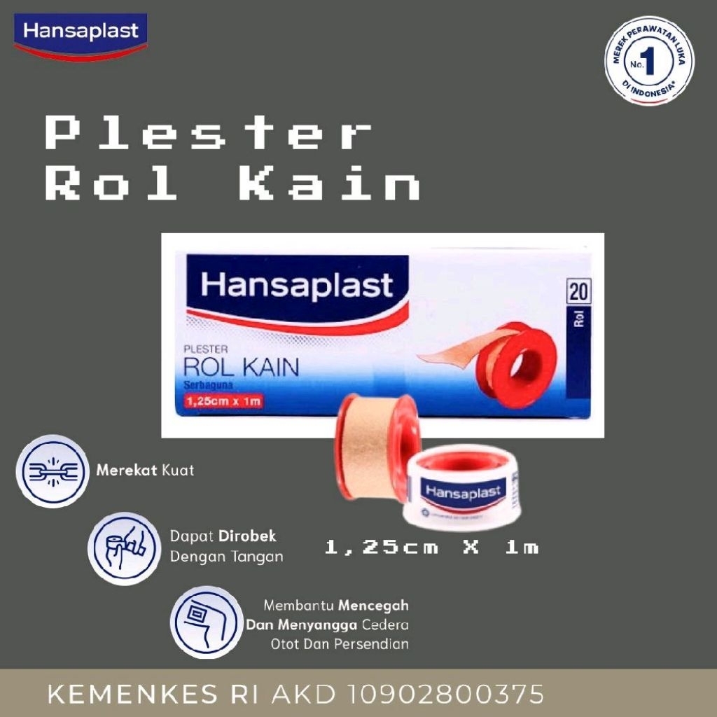 HANSAPLAST PLESTER ROL BESAR / KECIL