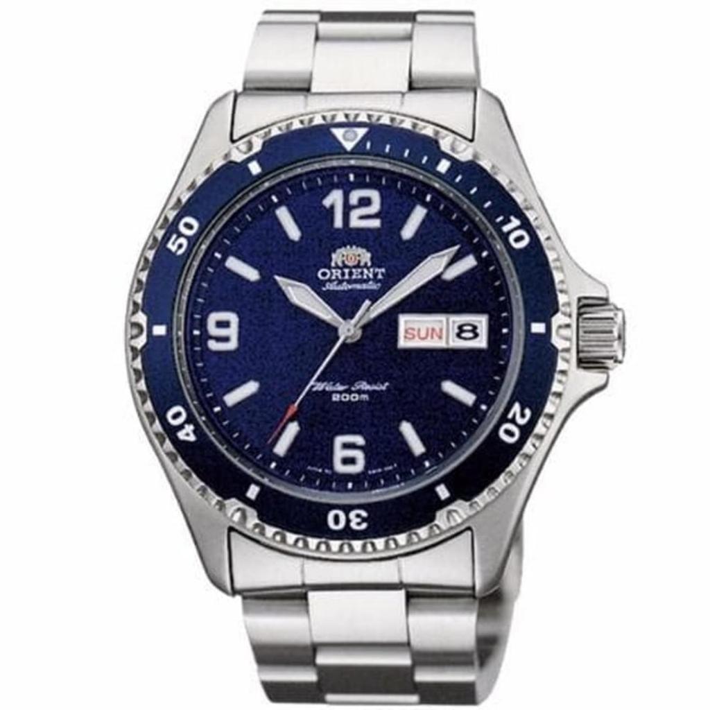 ORIENT FAA02002D Mako II Jam Tangan Pria Automatic Blue Dial