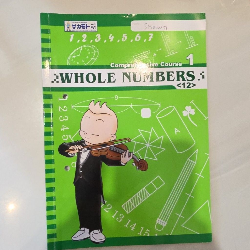 buku sakamoto matematika maths whole numbers 1, 12