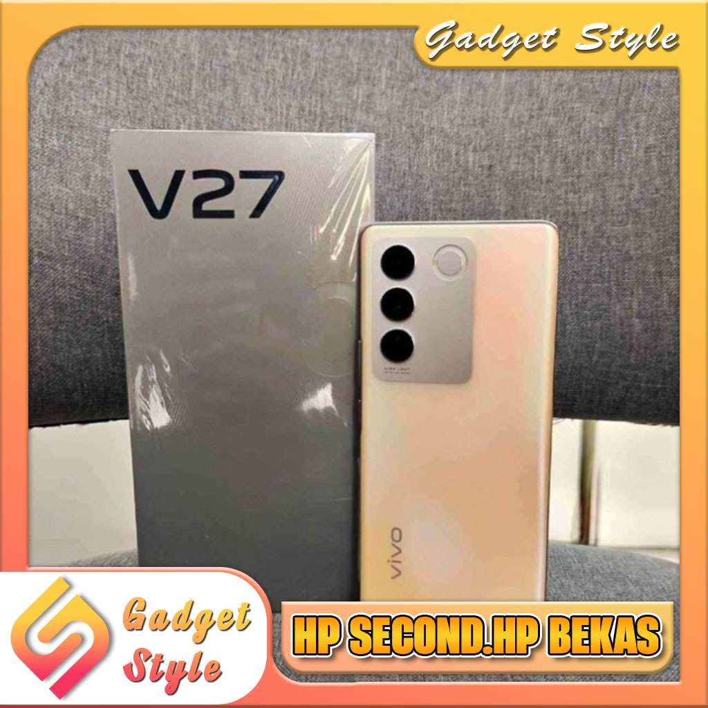 Vivo V27 5G Ram 8/256GB | Ram 12/256GB Second Resmi Gadget Style Store