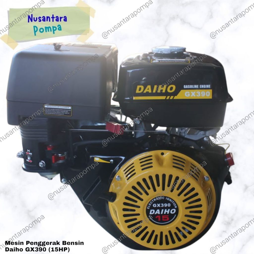 Mesin Penggerak Bensin Daiho GX390 (15HP)
