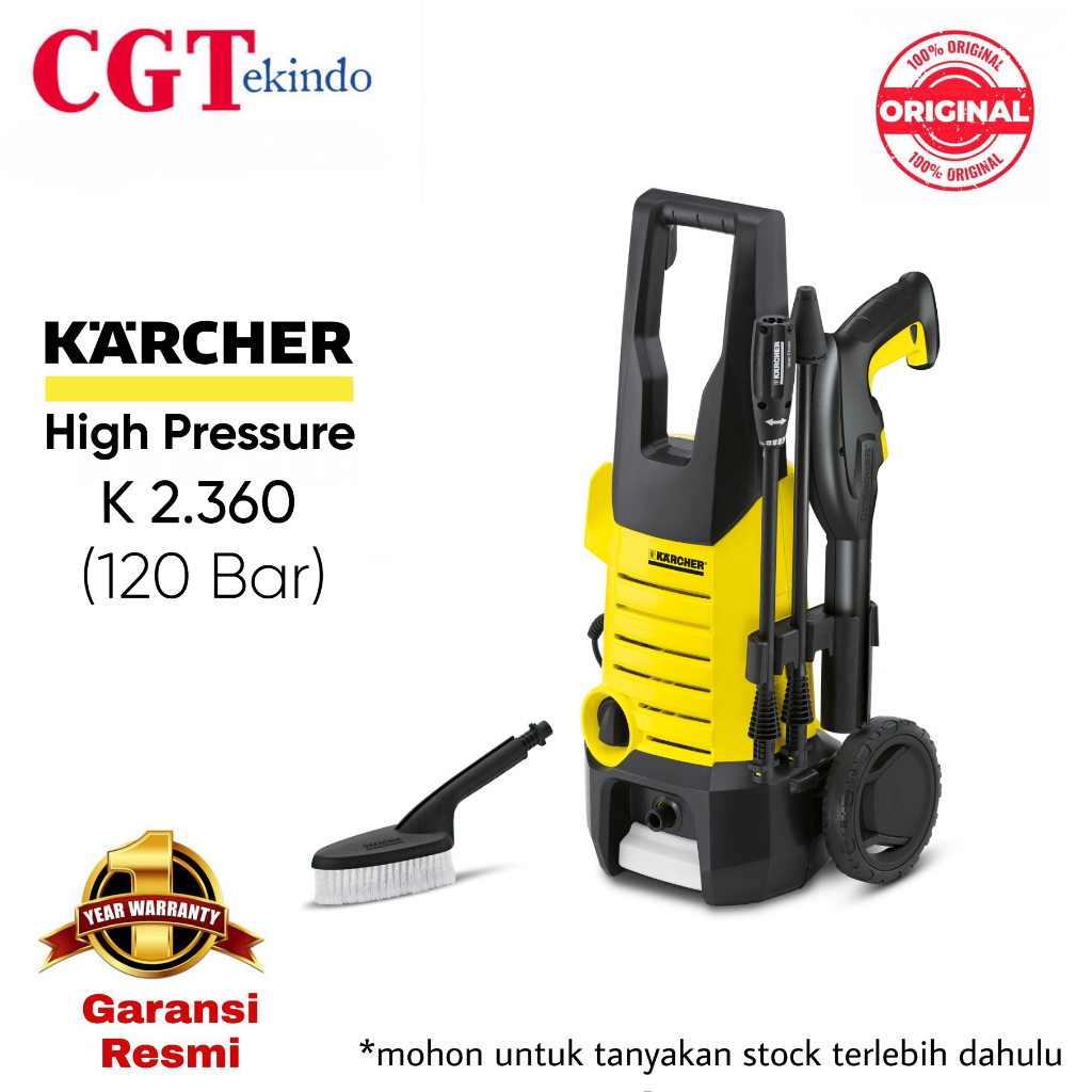Karcher K 2.360 120 Bar High Pressure Cleaner Washer Mesin Cuci Mobil Motor Jet Cleaner K2.360 Origi
