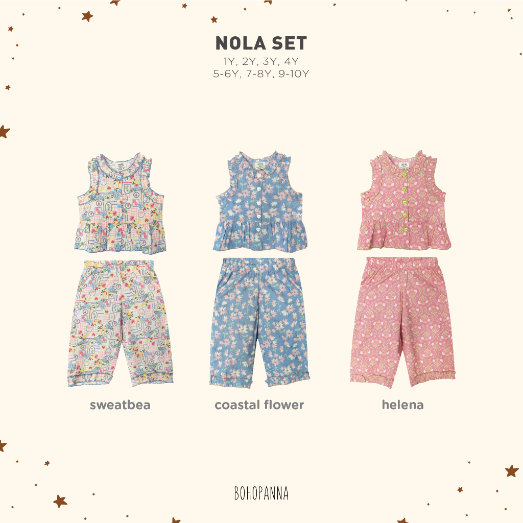 BOHOPANNA NOLA SET - Baju Anak Setelan
