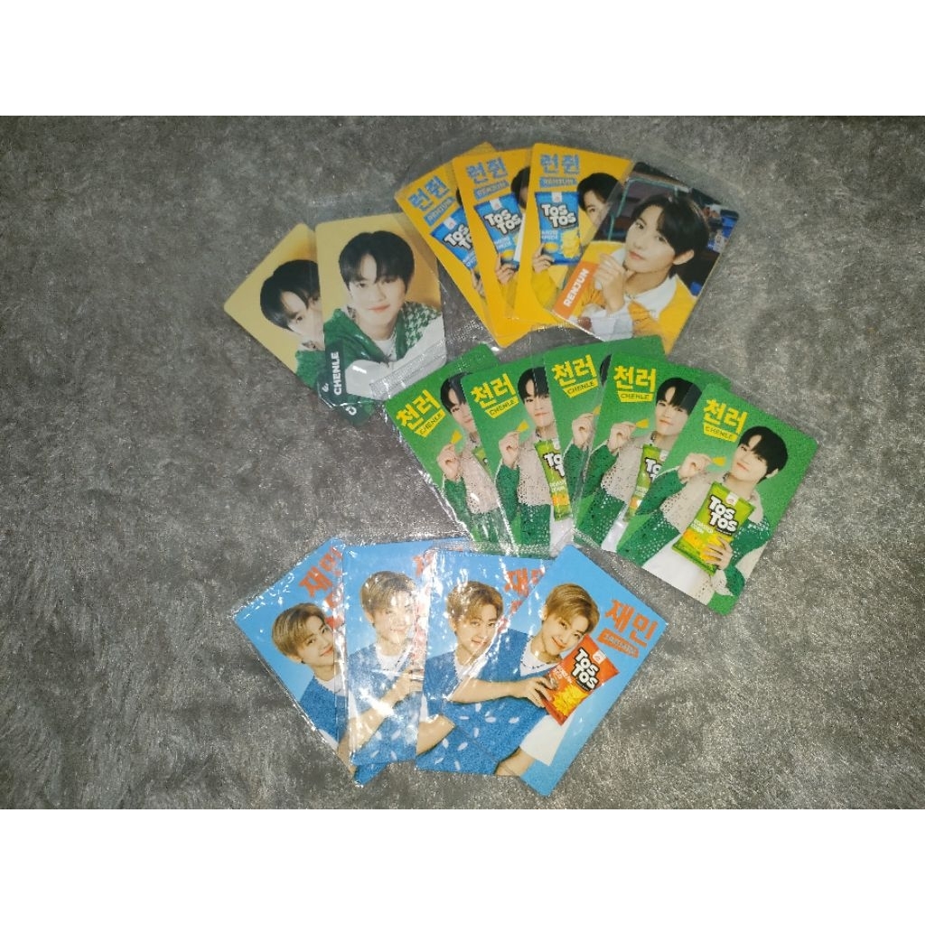Photocard Tos Tos NCT Dream Renjun Jaemin Chenle