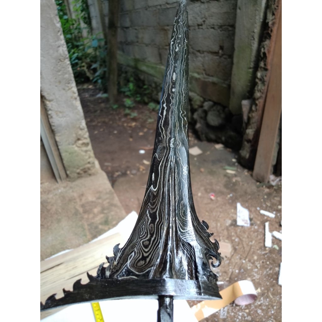 bilah keris bali lurus 34 cm garap standart (x1)