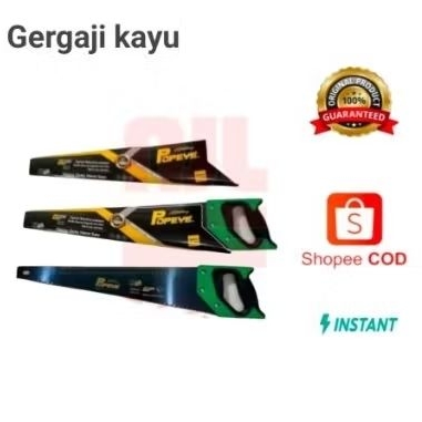 Gergaji Kayu LAFUMA 18 Inch - Gagang Karet Anti Slip, Presisi Potong, Nyaman Digunakan