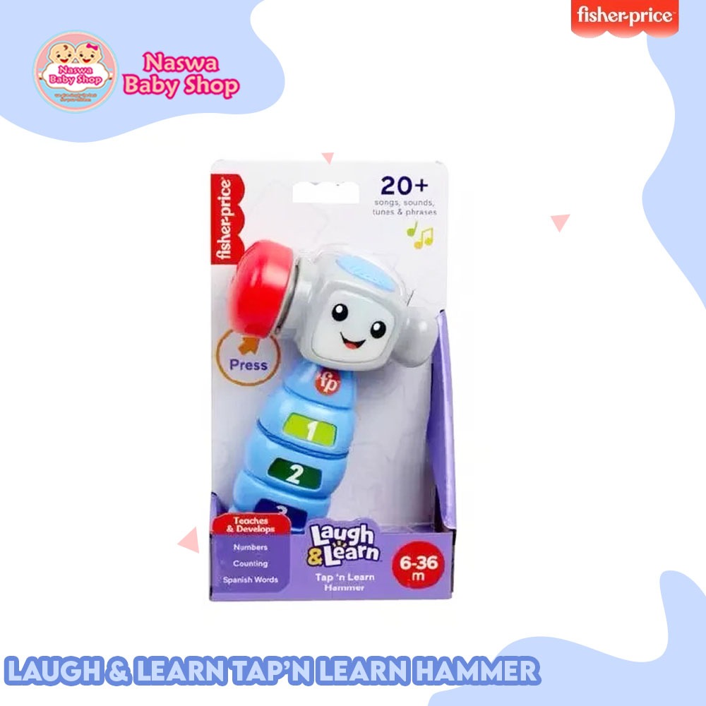 Fisher-Price Laugh & Learn Tap 'N Learn Hammer Mainan Edukasi Anak