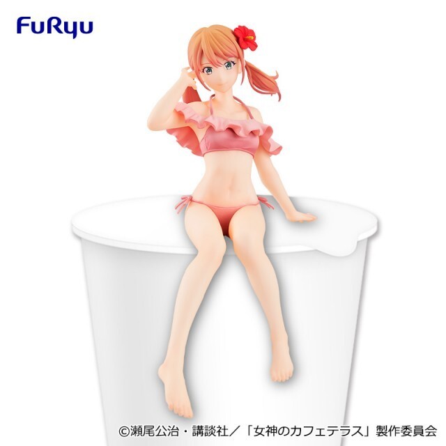 Noodle Stopper Figure Tsukishima Riho - Megami no Cafe Terrace