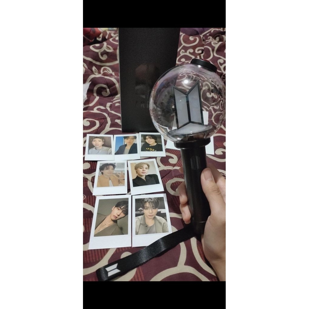 SDH DI UNBOXING READY ARMY BOMB VER 4 LIGHTSTICK BTS UNSEALED OFFICIAL 100% (BACA DESKRIPSI)
