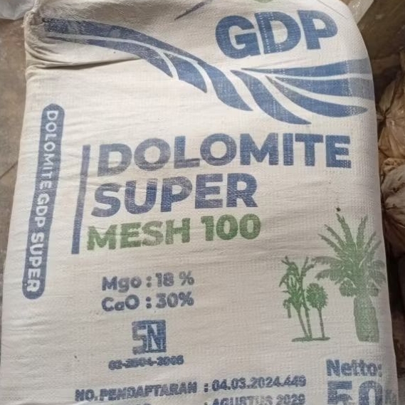 [5 KG] Dolomit Super Kering Mesh 100 Pupuk Tanaman