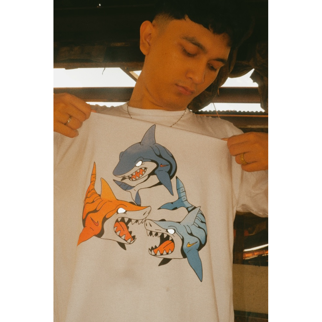 REGULER T-SHIRT 88FAMS - SHARK REFLEKTIF