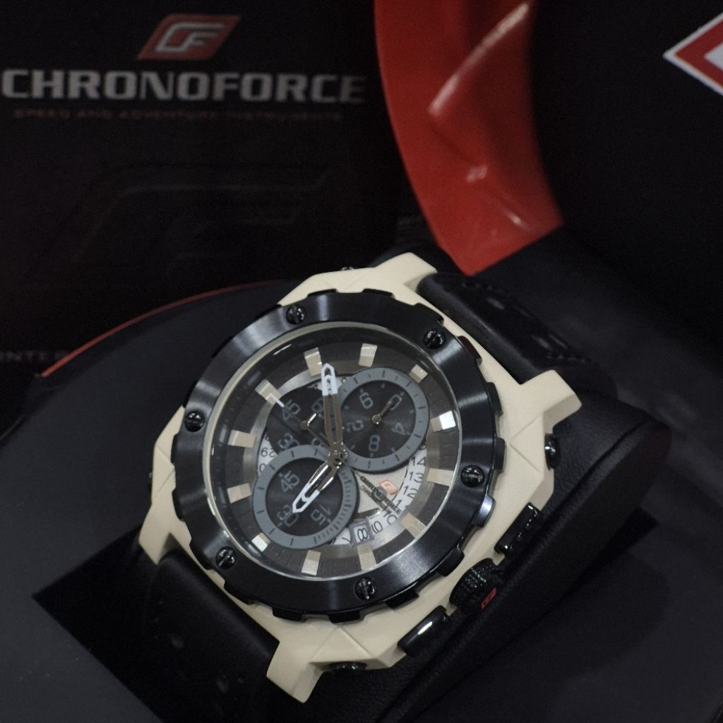 Chronoforce 5323 G Jam Tangan Pria Stainless Steel