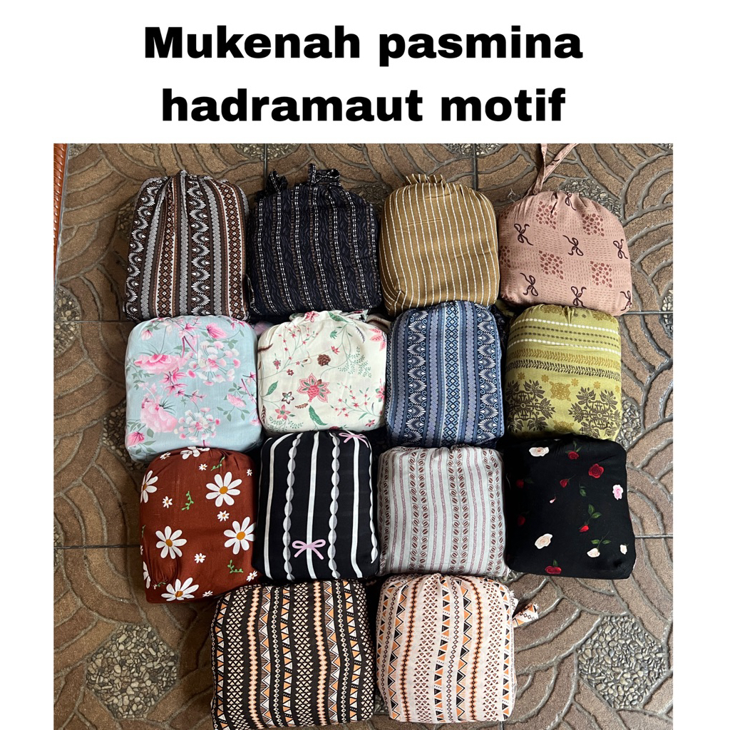 mukenah pasmina cantik hadramaut dewasa