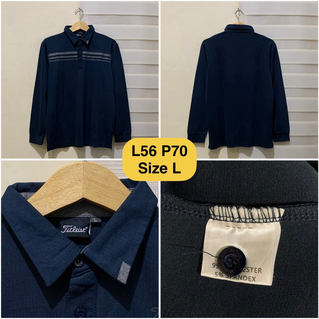 Poloshirt Lengan Panjang Titleist Original