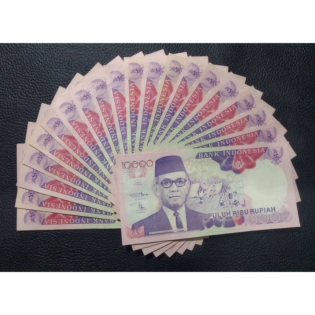 Uang Kuno 10 Ribu Hamengku Th.1992