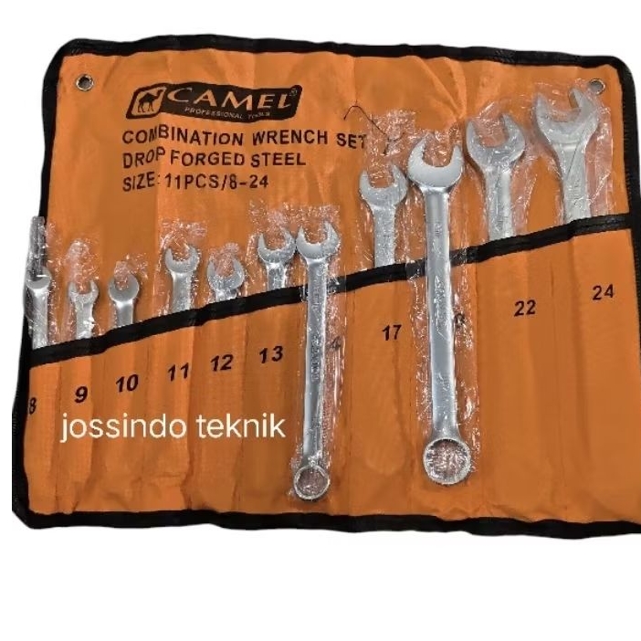 CAMEL Kunci ring pas set 11pcs (8-24) heavy duty / CAMEL Kunci ring pas set 8-24 (11pcs)