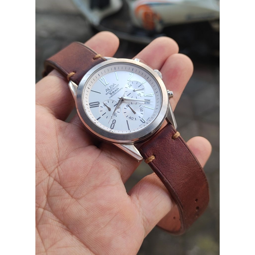 jam tangan original Alba pria second bekas preloved