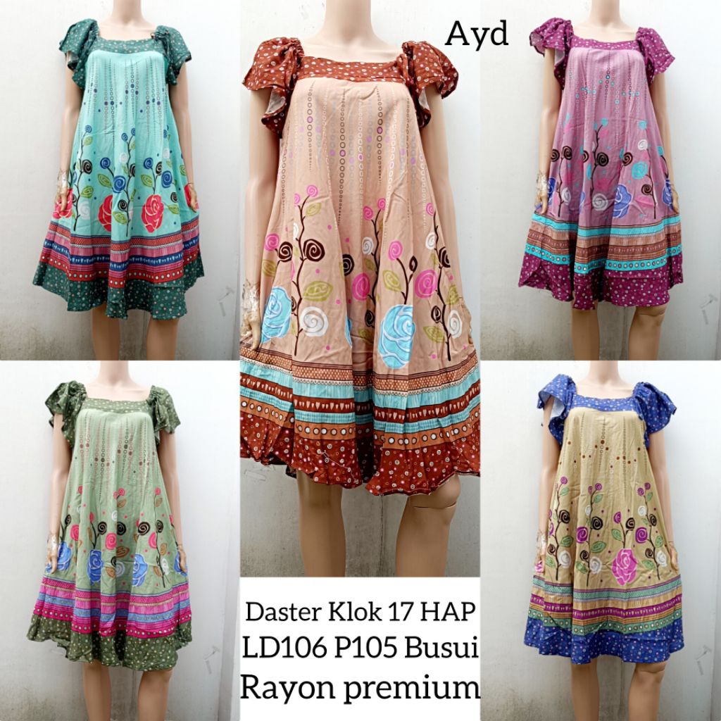 Daster payung HAP klok serut 17  bumil busui