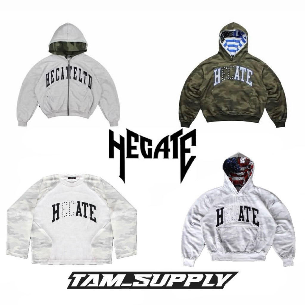 (TERMURAH ORIGINAL 100%) HECATE HOODIE CAMO SERIES | BOXY HOODIE HECATE CAMO SERIES | BOXY ZIP HOODI