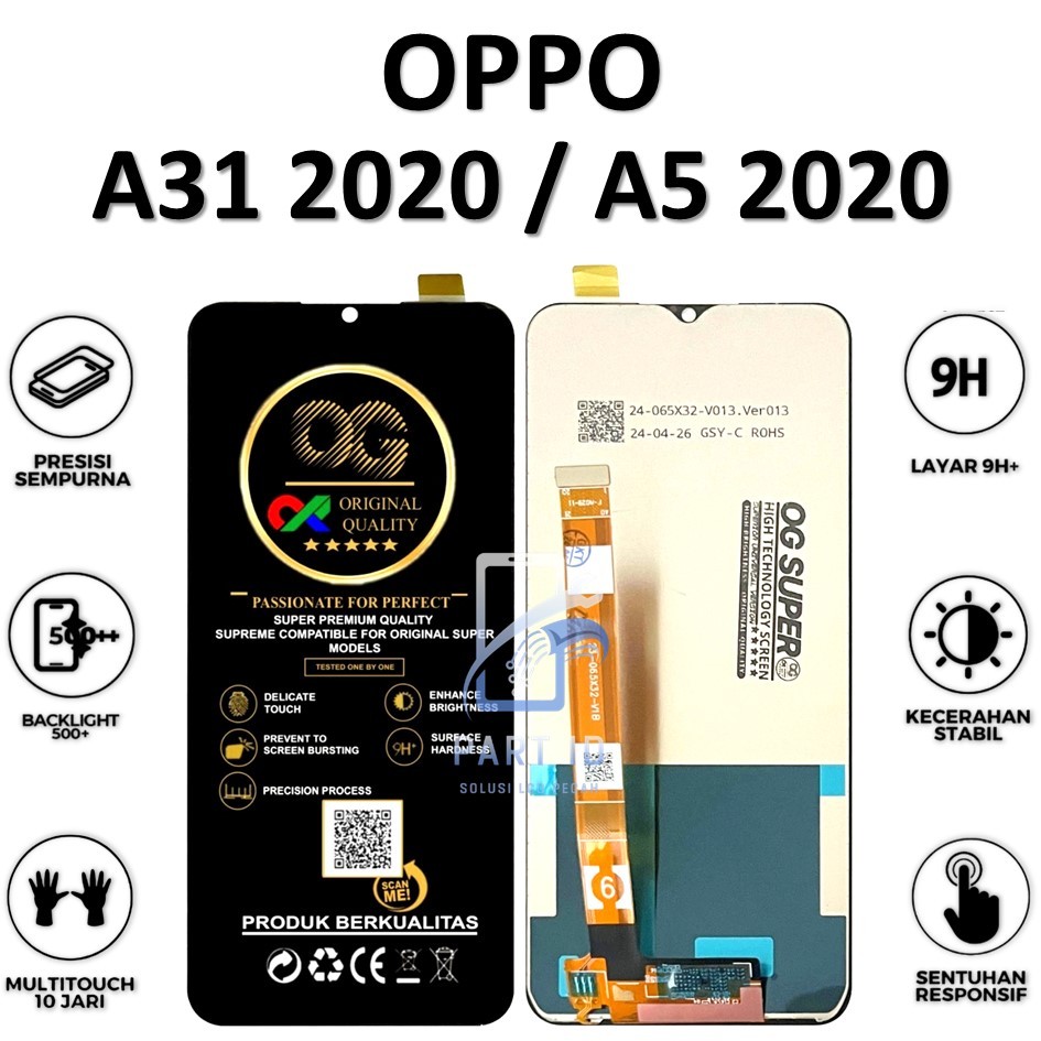 LCD TOUCHSCREEN OPPO A31 2020 / A5 2020 ORIGINAL 100% COMPLETE