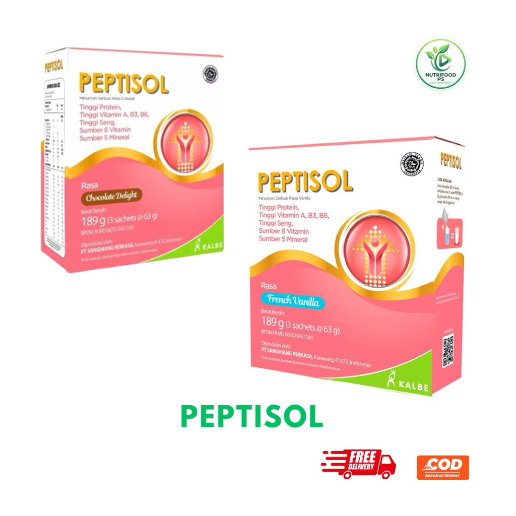 Peptisol Susu Nutrisi Tinggi Protein untuk Pemulihan Tubuh Original