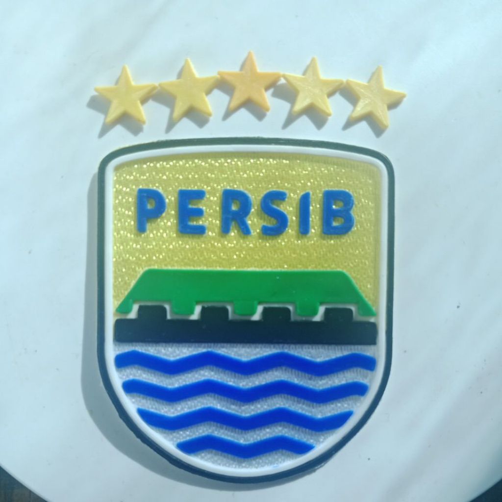 logo persib bintang 5 tatami 2026 timbul 3D