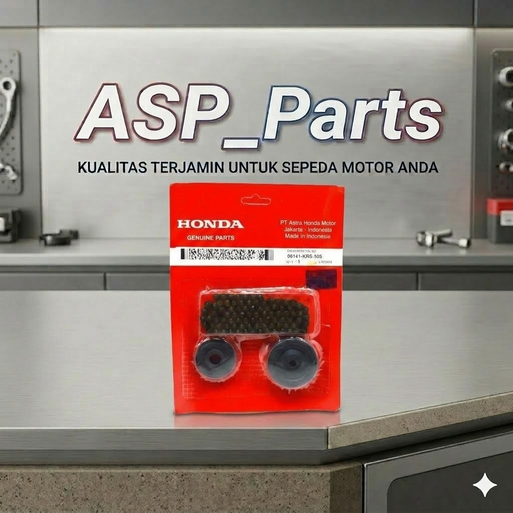 06141KRS505 Cam Chain Kit Rantai Mesin Kamrat Keteng Supra Fit Legenda Revo 100 06141-KRS-505