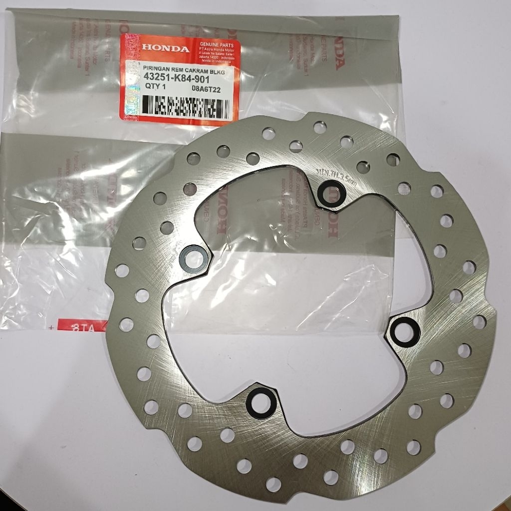 PIRINGAN CAKRAM BELAKANG CRF 150 CRF150 REAR BELAKANG K84