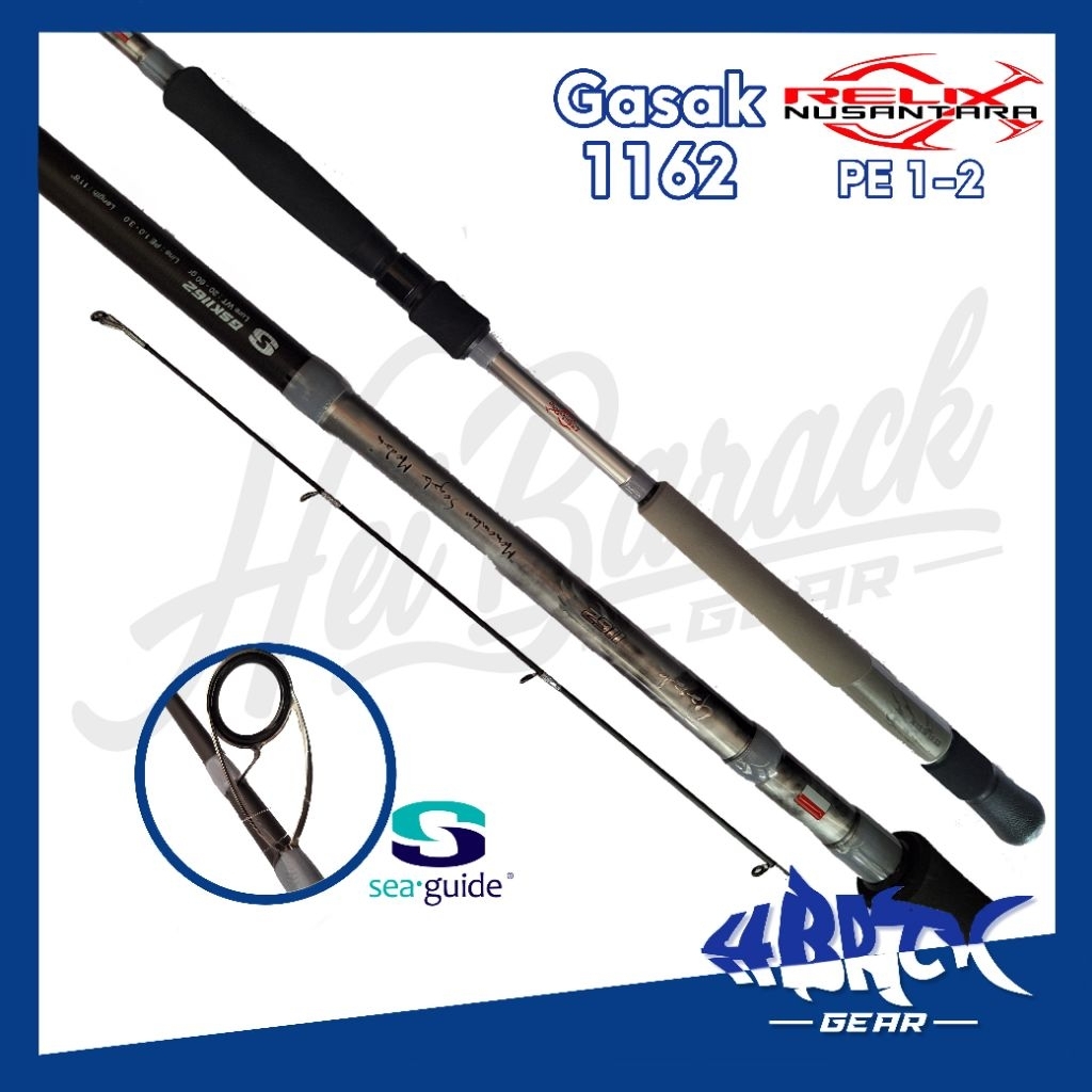 Joran Relix Nusantara Gasak 1162 Joran Pasiran Shore jigging