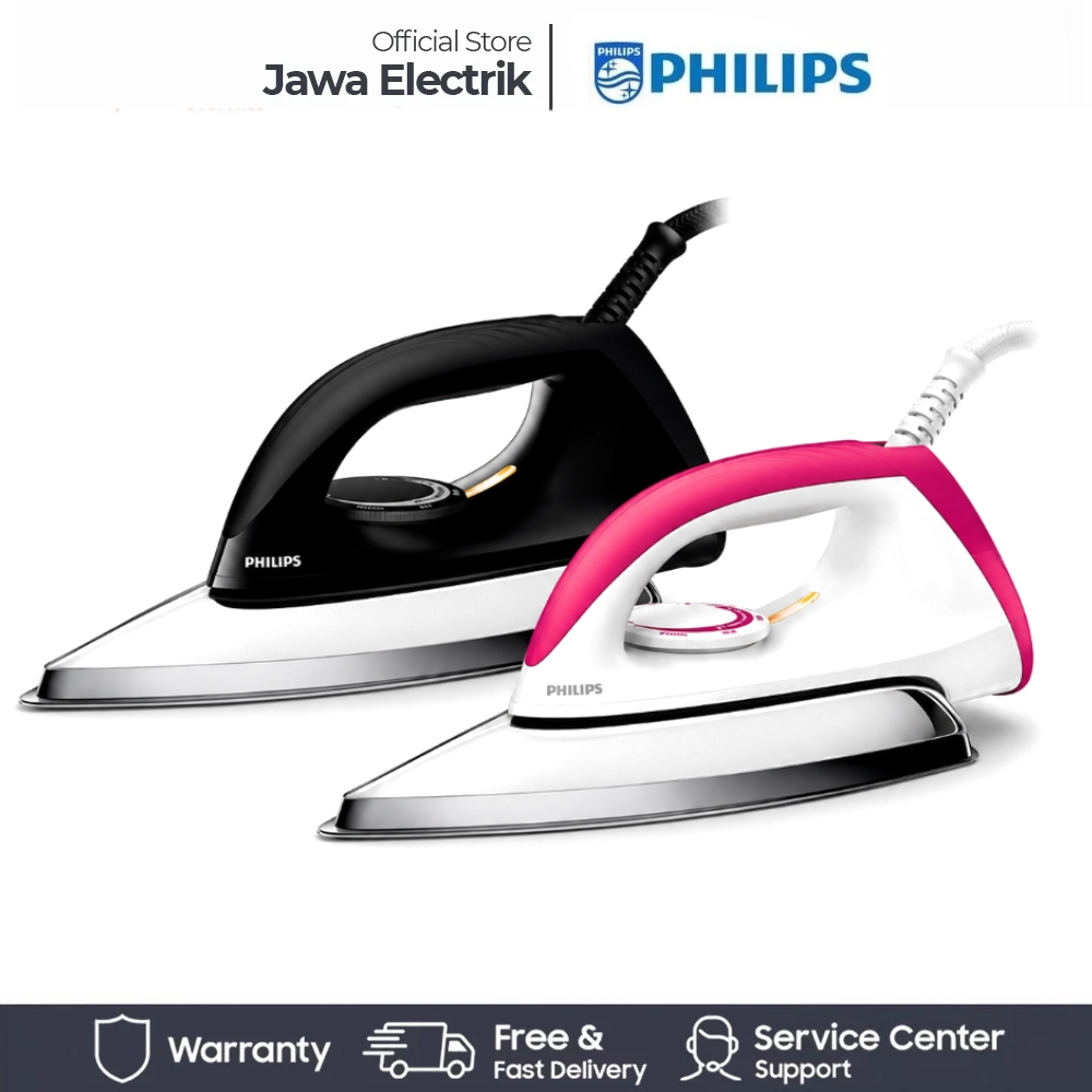 Philips Setrika Anti Lengket - Hitam HD 1173