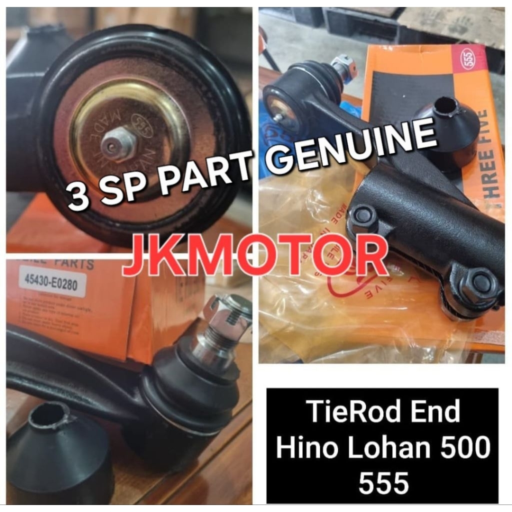 TIE ROD END HINO LOHAN 500 555 JAPAN BARU GARANSI HINO LOHAN 1 SET L/R