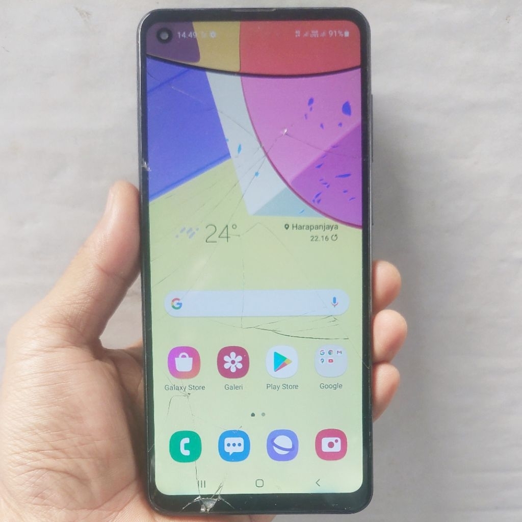 Handphone Hp Samsung Galaxy A21S Second 3/32 Eks Resmi Sein Original