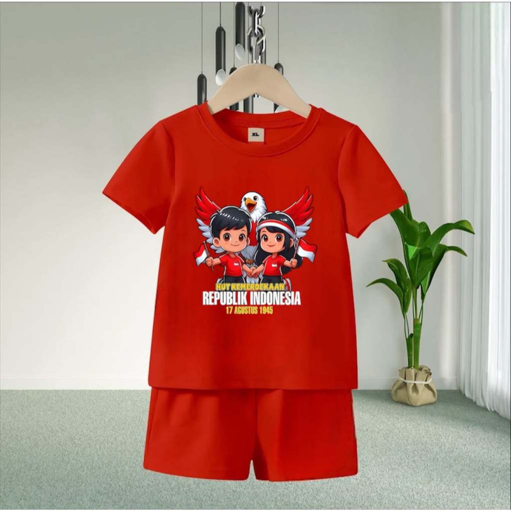 set anak 17agustus / atasan anak 17agustus 2-10thn